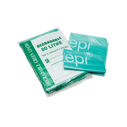 ENV80LT (Degradable Bin Liner EPI Green 80LT)