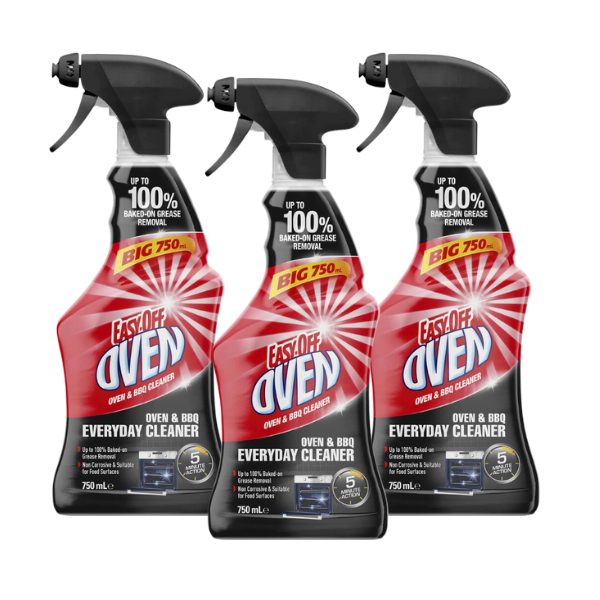3214201-3 (3 x Easy Off Bam Oven & Bbq Everyday Cleaner Spray 750ml)