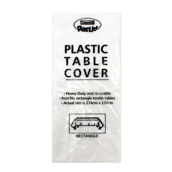 DUR0823 (White Table Cover 137x274cm)