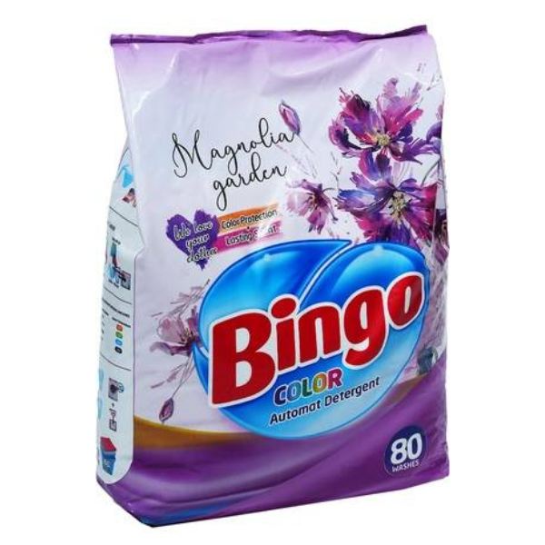 50004635 (Bingo Concentrated Front & Top Load Washing Powder 8kg Magnolia Garden)