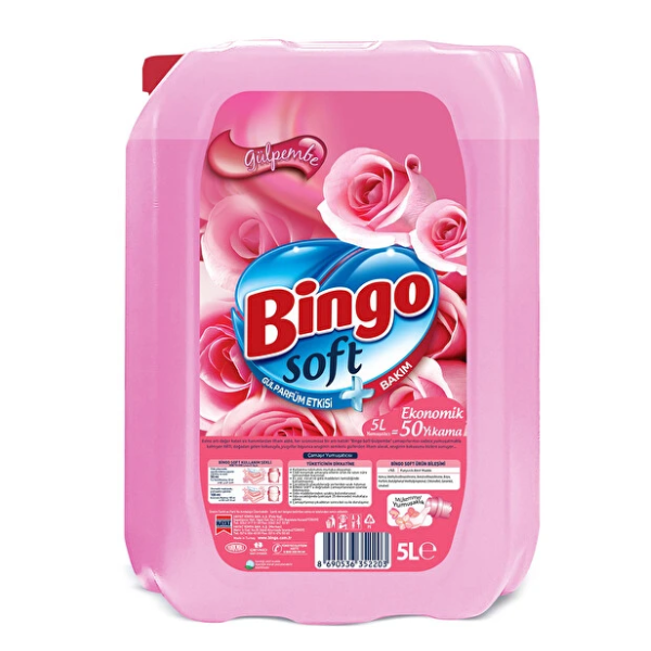 50003489 (Bingo Fabric Softener Pink Rose 5LT)
