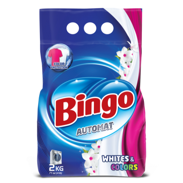 50001506 (Bingo Front & Top Load Washing Powder Whites & Colours 2kg )