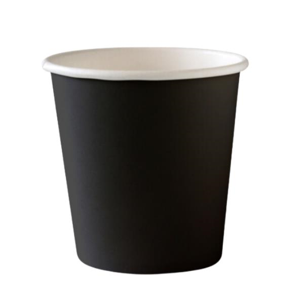 SPB8oz (Single Wall Paper Cup Black 8oz (80mm) 1000pcs)
