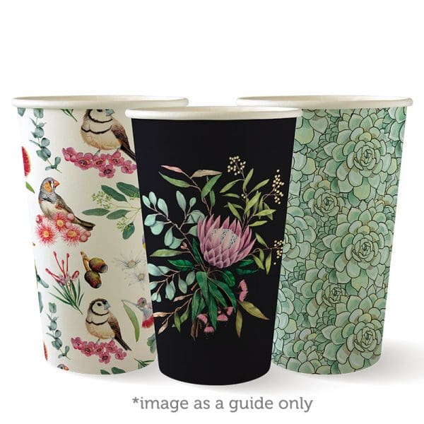 Biopak Art Series Single Wall BioCup 510ml 16oz (90mm) 1000pcs