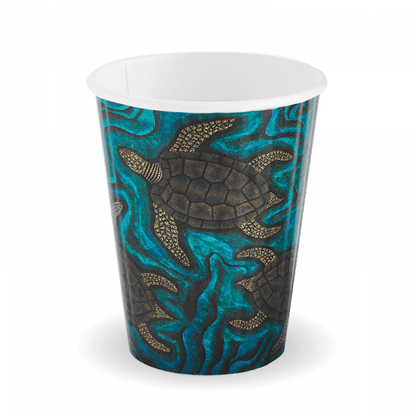 Biopak Indigenous Art Double Wall BioCup 255ml 8oz (80mm) 1000pcs