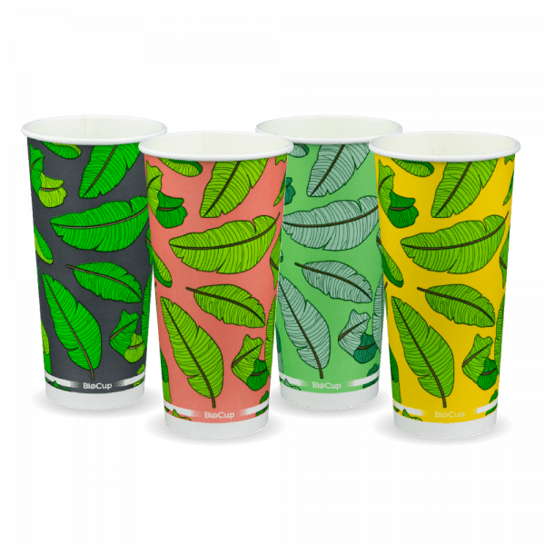 BioPak Printed Paper Cold Biocup 650ml 1000pcs