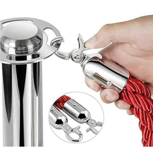 Dolphy Nylon Twisted Rope for Queue Barrier Red - Image 2