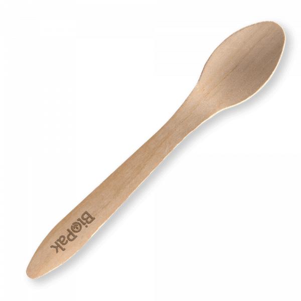 Biopak 19cm Coated Wood Spoon 1000pcs