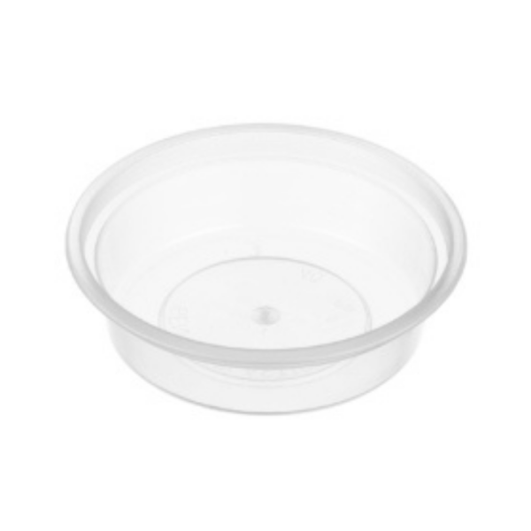 Genfac Round Sauce Container Natural 40ml