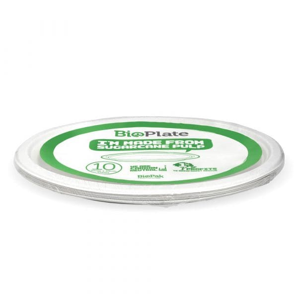 Biopak Oval BioPlate 10 Pack - Image 2