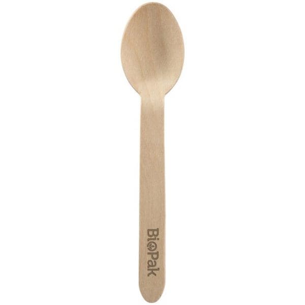 BioPak Wooden Spoon 10 Pack - Image 2