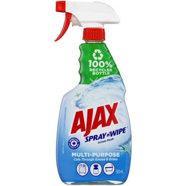 Ajax Spray n' Wipe Multi-Purpose Surface Spray Ocean Fresh 500ml