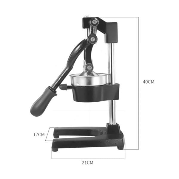 SOGA Commercial Manual Juicer Hand Press Juice Extractor Squeezer Orange Citrus Matte Black - Image 2