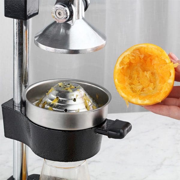SOGA Commercial Manual Juicer Hand Press Juice Extractor Squeezer Orange Citrus Matte Black - Image 4