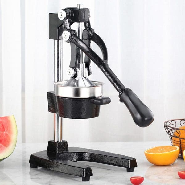 SOGA Commercial Manual Juicer Hand Press Juice Extractor Squeezer Orange Citrus Matte Black - Image 5