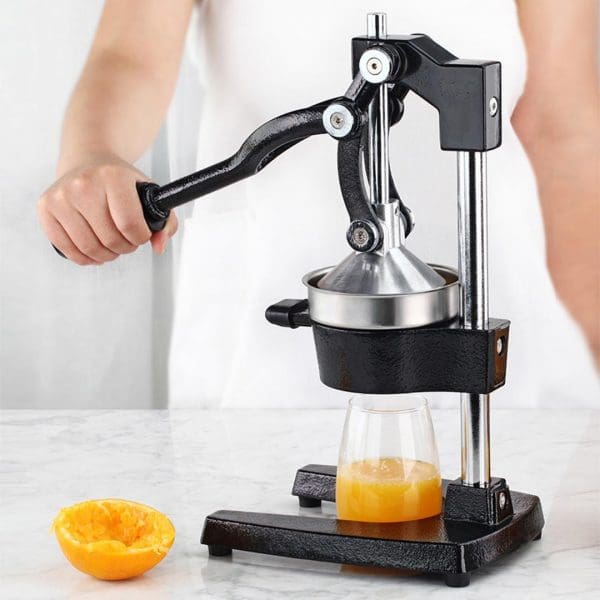 SOGA Commercial Manual Juicer Hand Press Juice Extractor Squeezer Orange Citrus Matte Black - Image 6