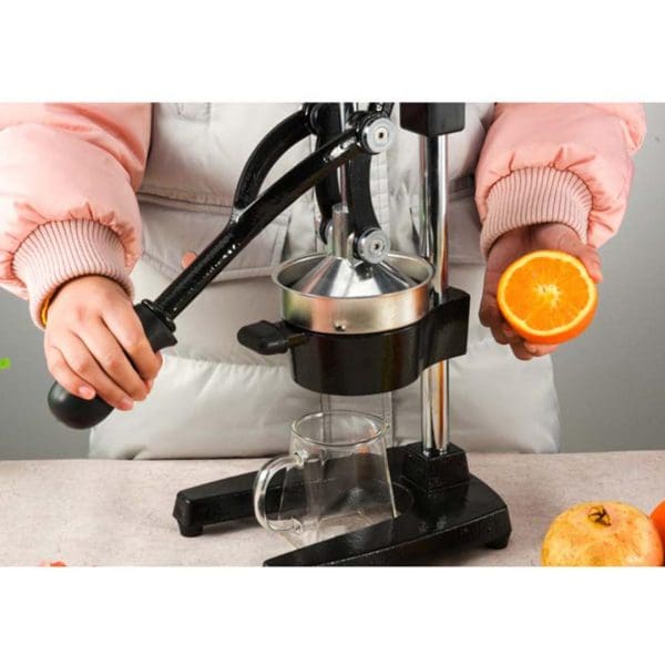SOGA Commercial Manual Juicer Hand Press Juice Extractor Squeezer Orange Citrus Matte Black - Image 7