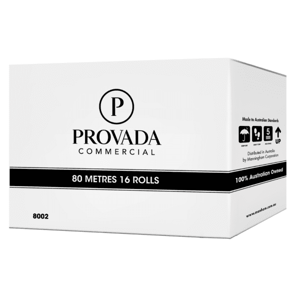 Provada Commercial Embossed Roll Towels 80m x 16 Rolls - Image 2