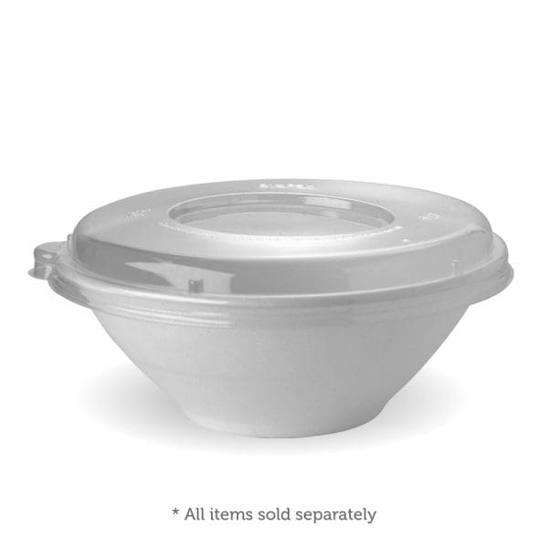 Biopak BioCane Bowl PLA Lids 800-1420ml 400pcs - Image 3