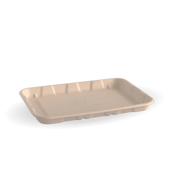 Biopak BioCane Produce Tray 7x5" 1000pcs