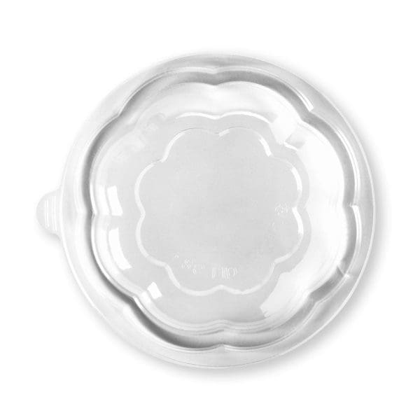 Biopak Clear Salad BioBowl Lid 840 & 1,080ml 450pcs - Image 2