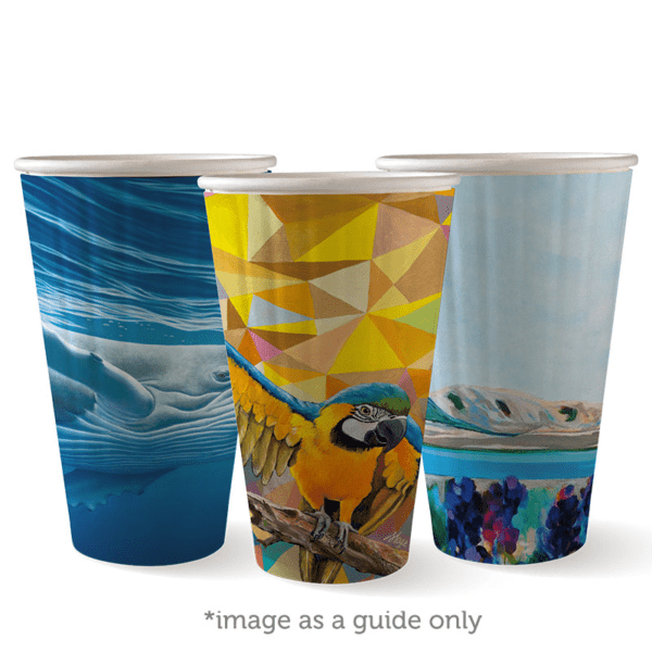 BC-16DW-ART SERIES (Biopak Art Series Double Wall BioCup 460ml 16oz (90mm) 600pcs)