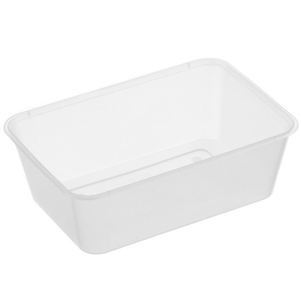AP-750 (Rectangle Plastic Container Natural 750ml)